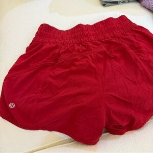 lululemon athletica Women's Bright Red Athletic Shorts